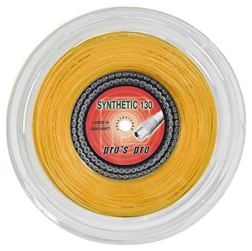 Pro's Pro Synthetic Gut 16 1,30 mm 200 m Spule, Gold