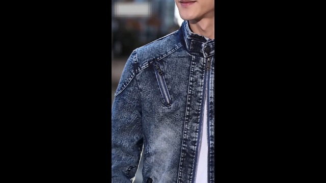 Amazon.com: JEKE-DG Men's Full Zip Stand Collar Jean Jacket Casual