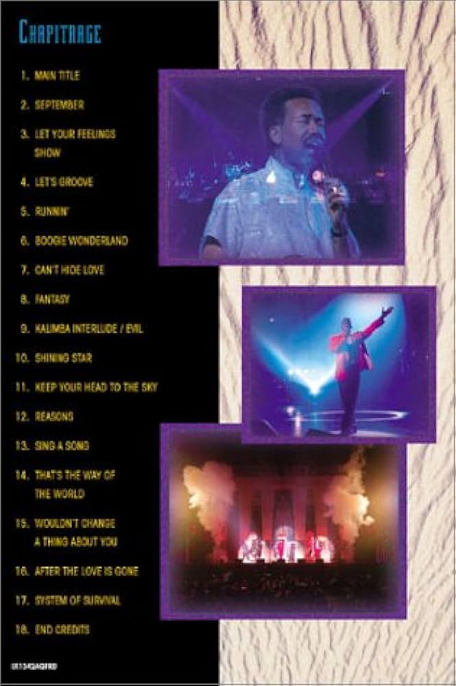 Earth Wind & Fire : Live (1990)　DVD Amazon.com: Earth, Wind & Fire: Live in Japan : Earth, Wind