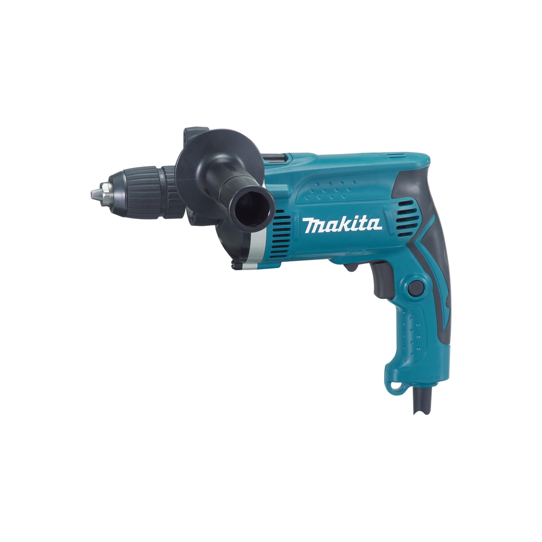 Makita Black Hp1631k/2 240V 13Mm Percussion Drill Supplied In A Carry Case
