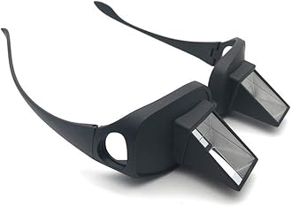 vinmax Bed Prism Spectacles Horizontal Mirror Lazy Readers Glasses 90 Degree Prism Glasses for Laying Down Reading and Watching TV - New Upgrade