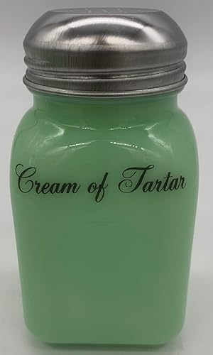 Miniatura 7 de Tarro de especias - Coctelera cuadrada para estufa, fabricado en Estados Unidos, Mosser Glass USA, jadeíta, jade (hierba de eneldo)