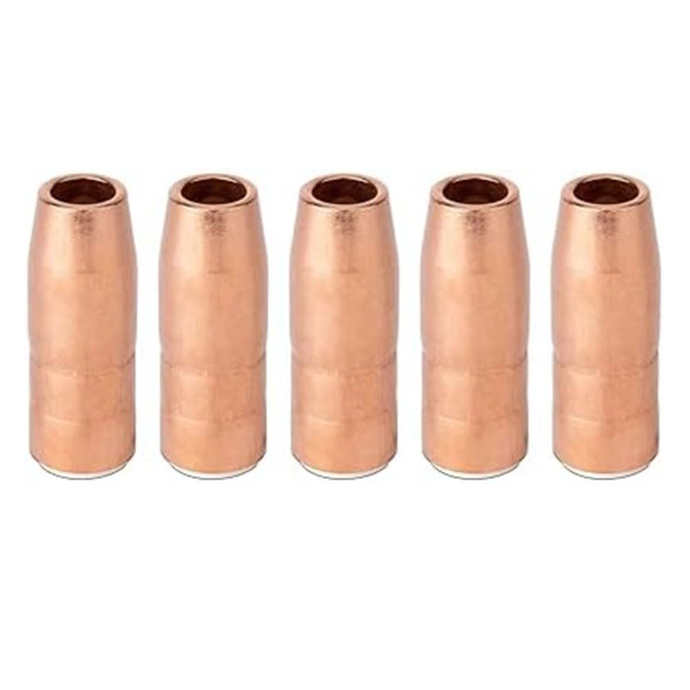 Ugelli per saldatura MIG Bernard N-A5818C e Miller N-A5818CM, per torce serie e Acculock S BTB Clean Air, confezione da 5