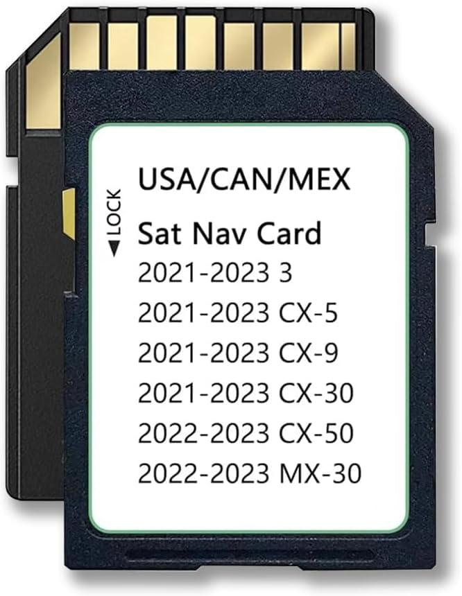 Tarjeta SD de navegación USA CAN MEX para Cx5 Cx9 Cx50 Mx30 Cx30 2023