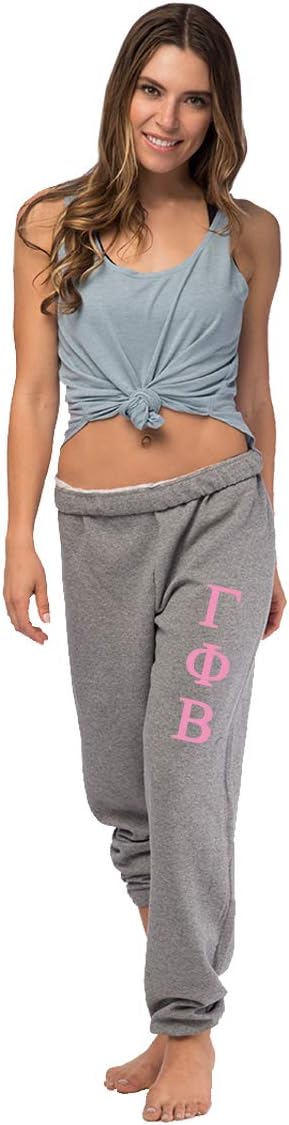 Gamma Phi Beta Oversized Boyfriend Sweatpants - Gamma Phi Sorority Joggers