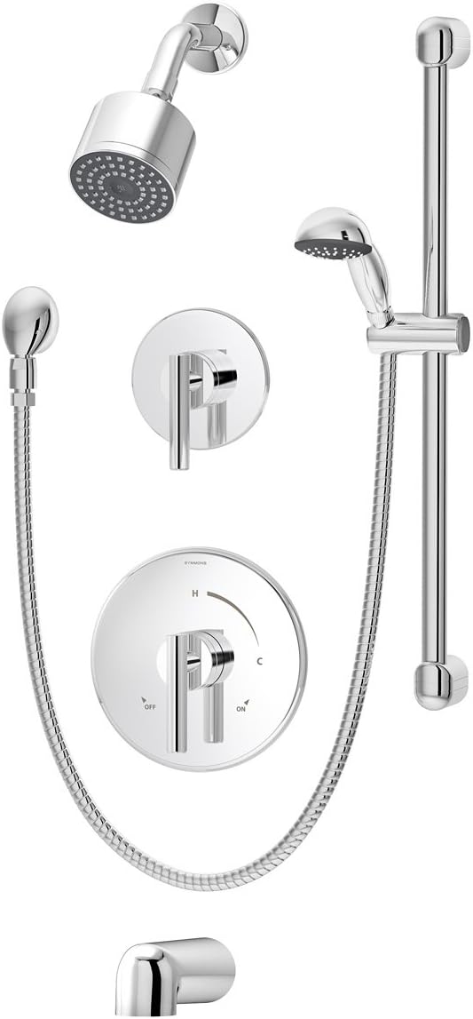 Flash Sale Buy 1 get 1 Symmons 3506-H321-V-CYL-B-TRM Dia Tub/Shower Trim, Chrome