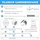 Zipglo 1 Stück Gardinenstange ohne Bohren75-163cm Duschvorhangstange Teleskopstange Vorhangstange Teleskopstange Spannstange Verstellbare für Badezimmer, Fenster, Küche, Schrank, Weiß