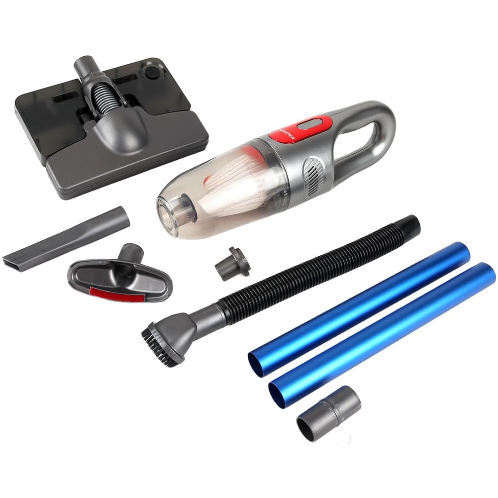 Portatile senza fili Per Aspirapolvere 12000Pa Forte Aspirazione Wet Dry 6-in-1 Usb Ricaricabile Casa Pavimento Auto Pulizia Interni Grigio Leggero Parti E Accessori Robot