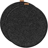 VIELSEITIGE NUTZUNGSMÖGLICHKEITEN: Die Filzkissen eignen sich für innen oder außen. Als Outdoor Kissen schmücken sie Ihre Terrasse, im Innenbereich bringen sie Gemütlichkeit in jeden Raum. Egal ob Wohnzimmer, Küche, Restaurant oder Wartezimmer.