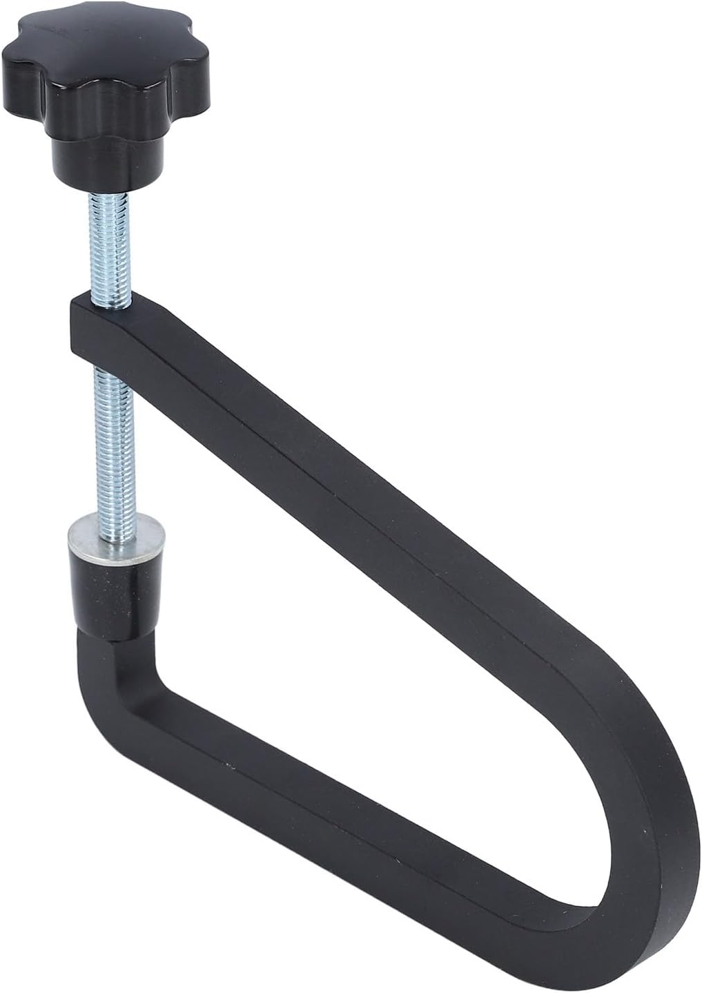 Guitar Bridge Clamp, Steel Deep Throat U Clamp, Folk Guitar Repair Tool for Electric Guitars, Bass, Mandolin, Ukulele (R260 Black)