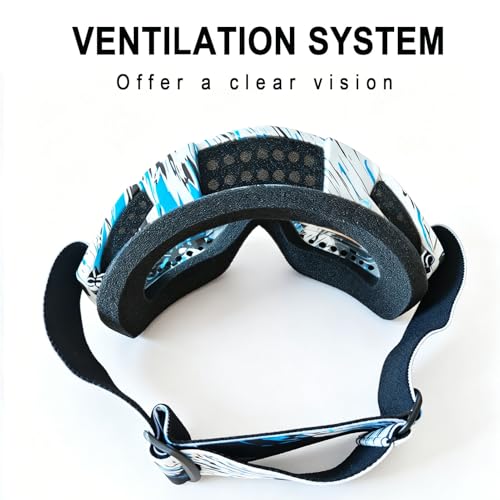 Image of Dirt Bike Goggles Motorcycle ATV Glass Riding Four Wheeler Offroad Mx Racing Helmet Goggles