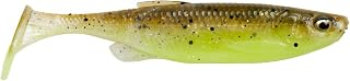 Savage Gear Fat Minnow T-Tail - Peces de goma (7,5 cm, 5 g, 5 unidades), color verde perla amarillo