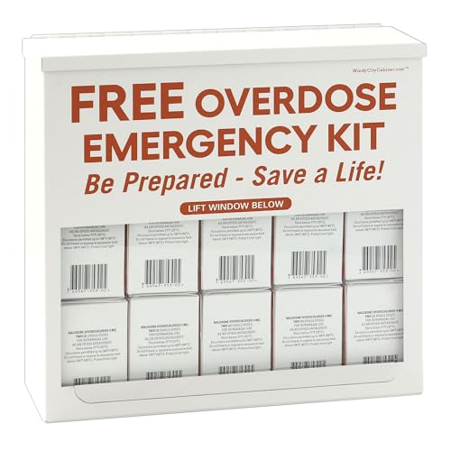Image of | OD Emergency Kit Distribution Cabinet | High Visibility Cabinet for Emergency Supplies (OD Kit Not Included)