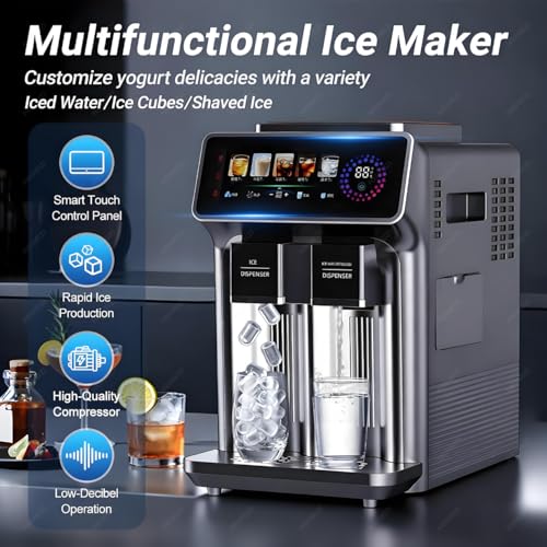 Máquina de Hielo Multifuncional 3 en 1 HEIHEIZI miniatura 2