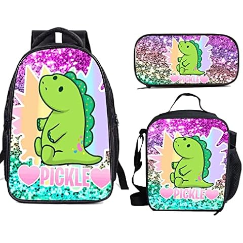 Moriah Elizabeth Backpack 3 Piece Set Lightweight Large Capacity Bookbags With Lunch Bag Pencil Case Combo Set Cover