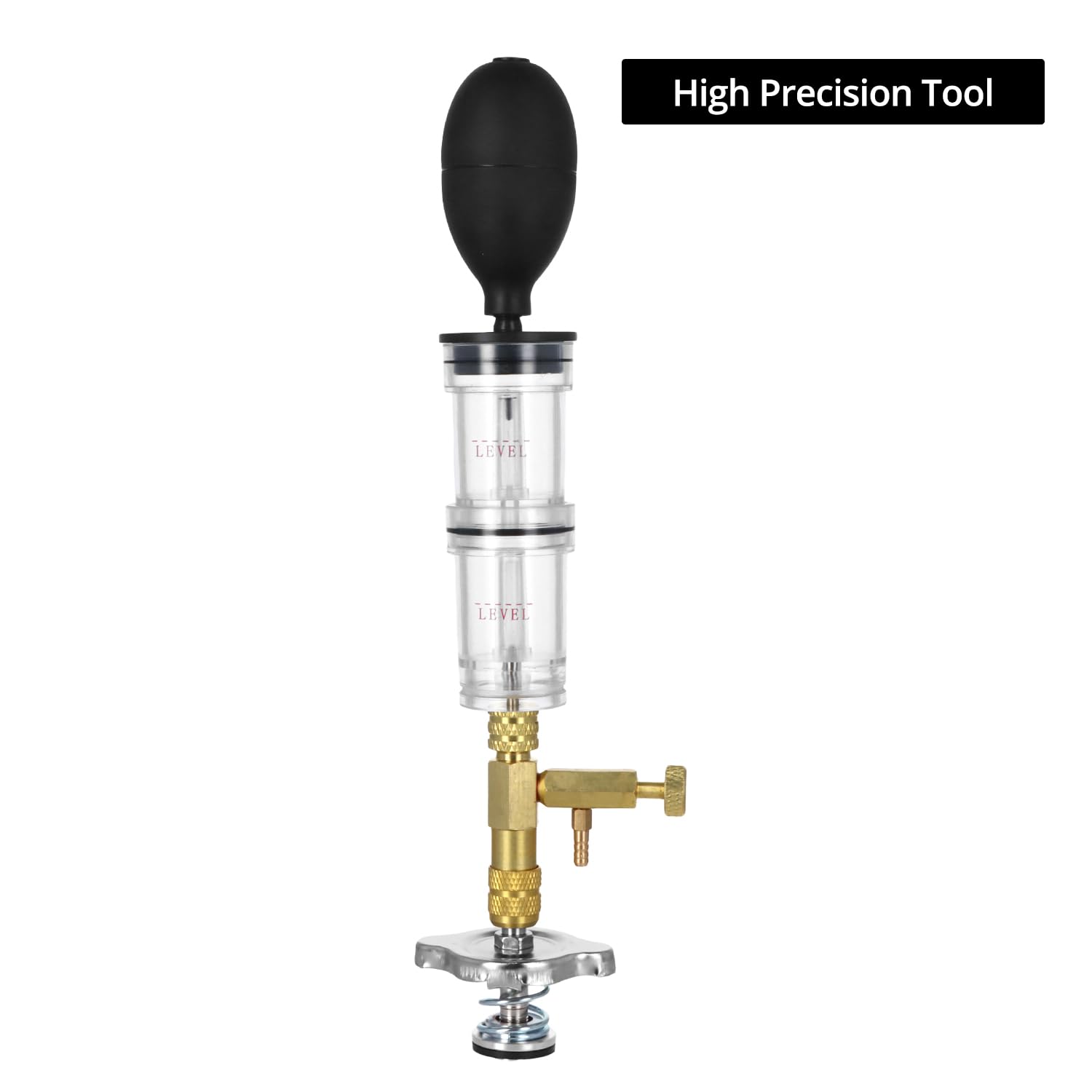 QWORK® Tester di Perdite Motore Kit, Rilevatore Perdite CO2, Cercafughe Motore Senza Soluzione di Reazione, per Auto, Moto, Camion (Nessun Liquido di Prova)
