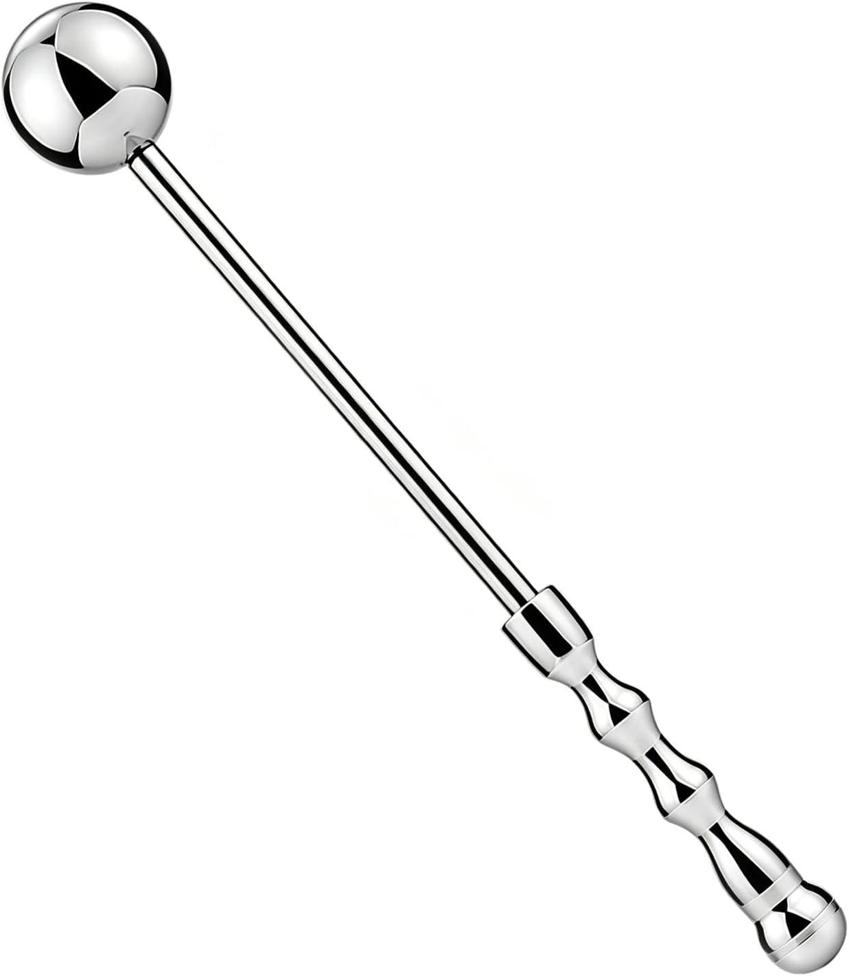 Metal Anal Wand Small Anal Balls Plug Stainless Steel Butt Plug Metal Dildo Butt Exercise Beads Prostate Wand Massaging Device BDSM G Spot Training Kinky Sex Toys Masturbation for Men Women Couples