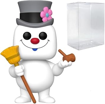 POP Holiday Frosty The Snowman - Frosty The Snowman Funko Vinyl Figure مجمعة مع علبة حامي صندوقية متوافقة متعددة الألوان مقاس 3.75 بوصة