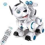 WomToy RC Remote Control Robotic Dog,Kids Toys Electronic Pets Interactive Intelligent Walk Sing Dance Programmable Robot Dog,Suitable for Halloween Gifts for Kids Aged 3, 4, 5, 6, 7, 8