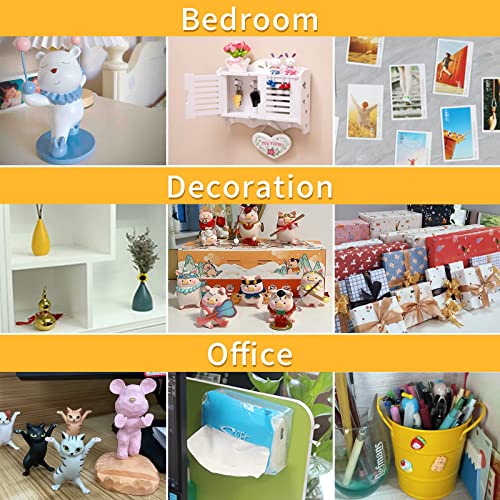 Zompago Double Sided Adhesive Tape,Heavy Duty,2Inx66Ft,Removable Adhesive Tape,Hand Tearable,White Aesthetic Adhesive Tape For Pictures,Wide Used Carpet Decoration,Keeping The Famliy Tidy,1.18Inx66Ft #TOP5