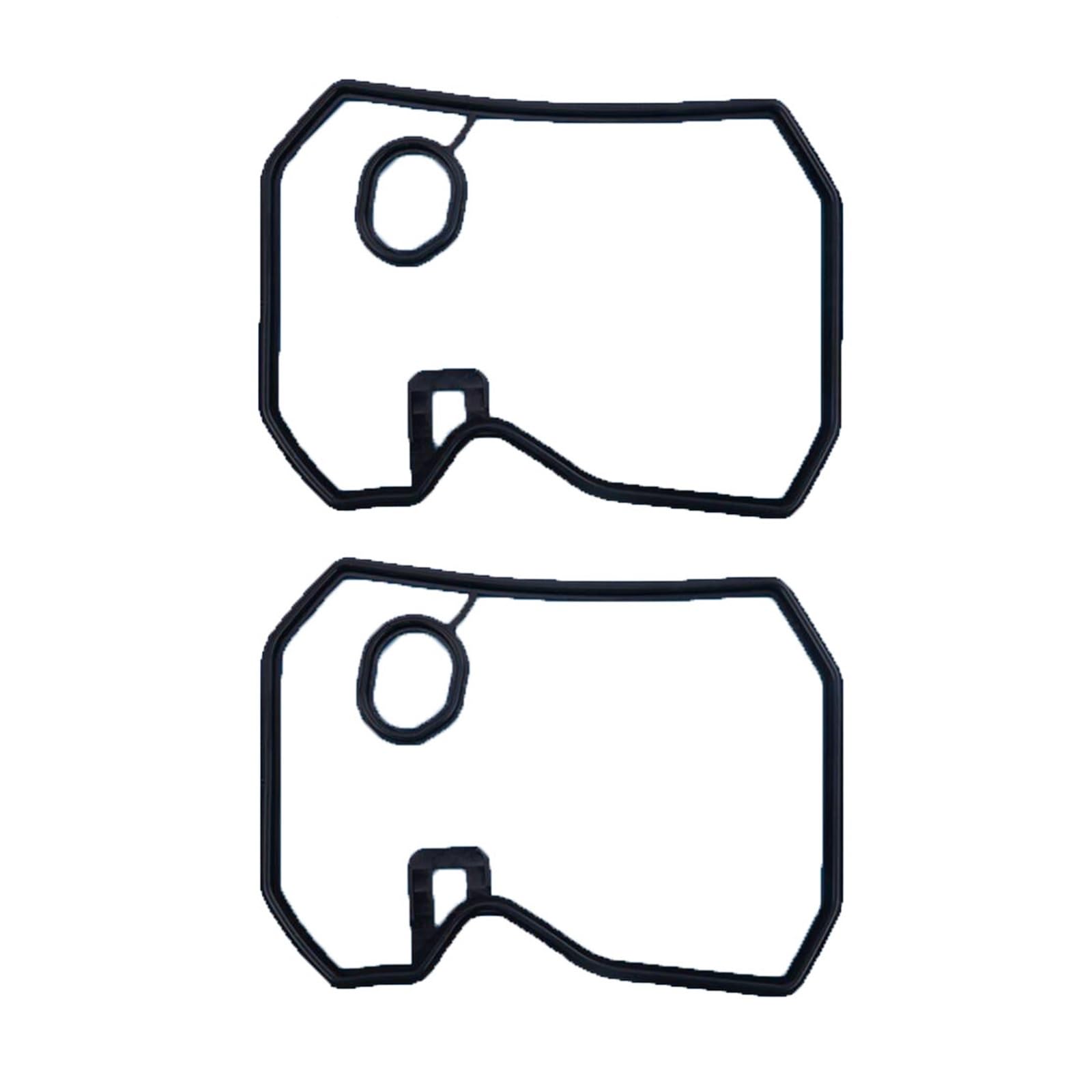 Ersatzdichtung 12391-MF5-750 12391-MZ8-650 2 Stücke Zylinderkopf Ventildeckel Dichtung Schwarz Gummi Für NT400 1995-1997 NTV650 VT600C VT750C NV400