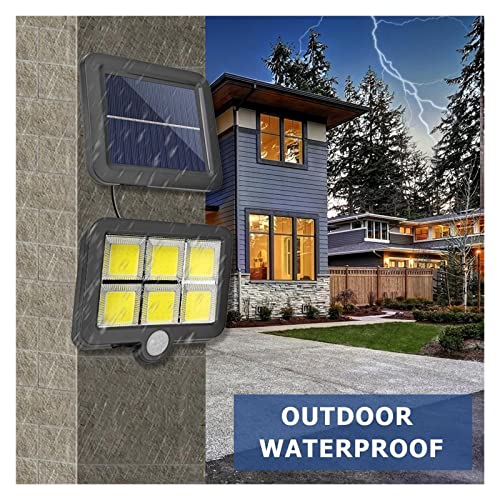 Luz solar impermeable 108COB para iluminar exteriores oscuros sin cables 5