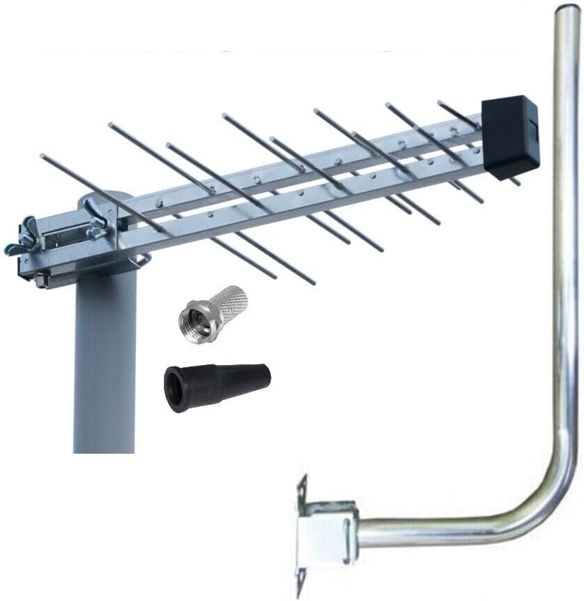 K M Electronics SMALL COMPACT TV DIGITAL FREEVIEW HD AERIAL OUTDOOR