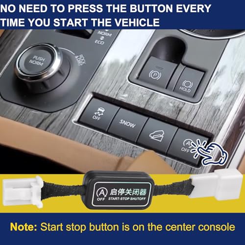Auto Start Stop Eliminator - A-Off Delete/Disable Device Harness Compatible with 2020 2021 2022 2023 Toyota Highlander Auto Cancel Stop Start Engine System Cable - Thumbnail 3