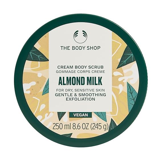 Th.e Body Shop Almond Milk & Honey Gently Exfoliating Cream Scrub