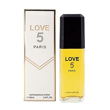 Love 5 Paris Women Perfume 100ml Eau De Parfum Vaporisateur Spray - Long Lasting Natrual Spray Type, Oil From France