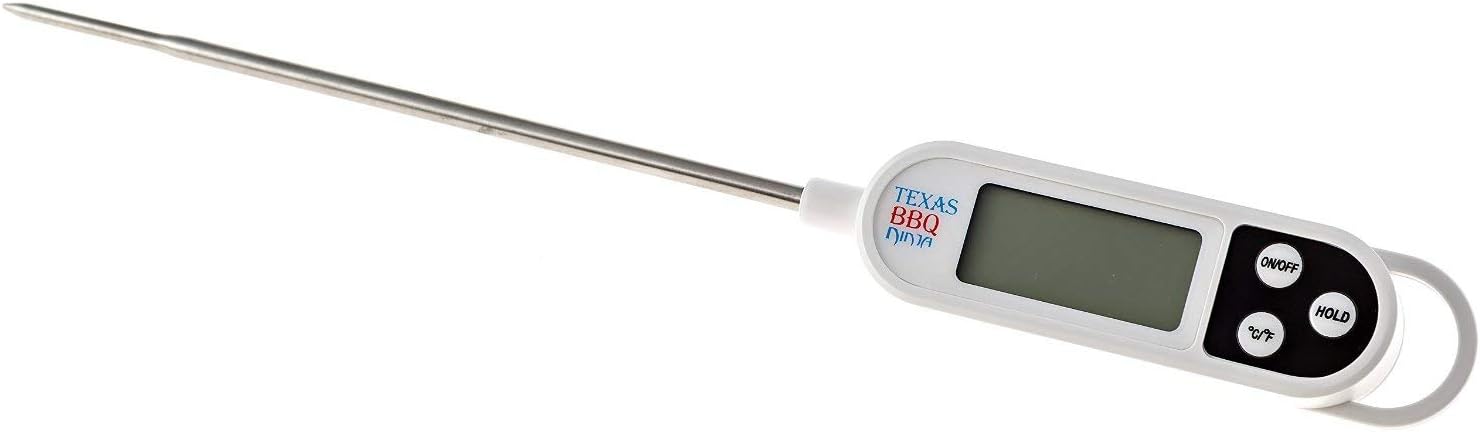 Digital Food Thermometer with Probe - Professional and Accurate Kitchen, Cooking, Barbecue Tool - Lifetime Guarantee