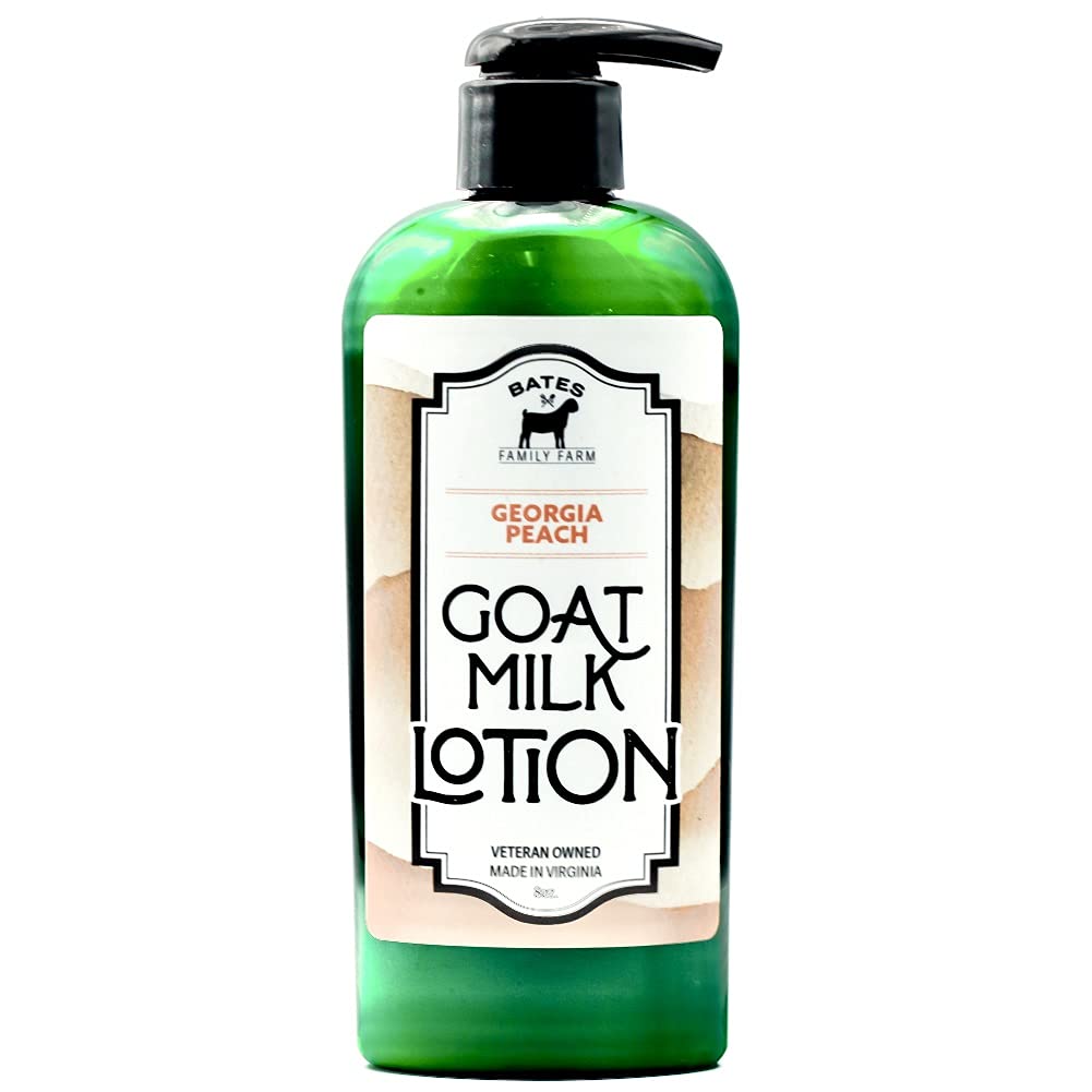 Goat Milk and Shea Butter Lotion 8 Oz (Georgia Peach)