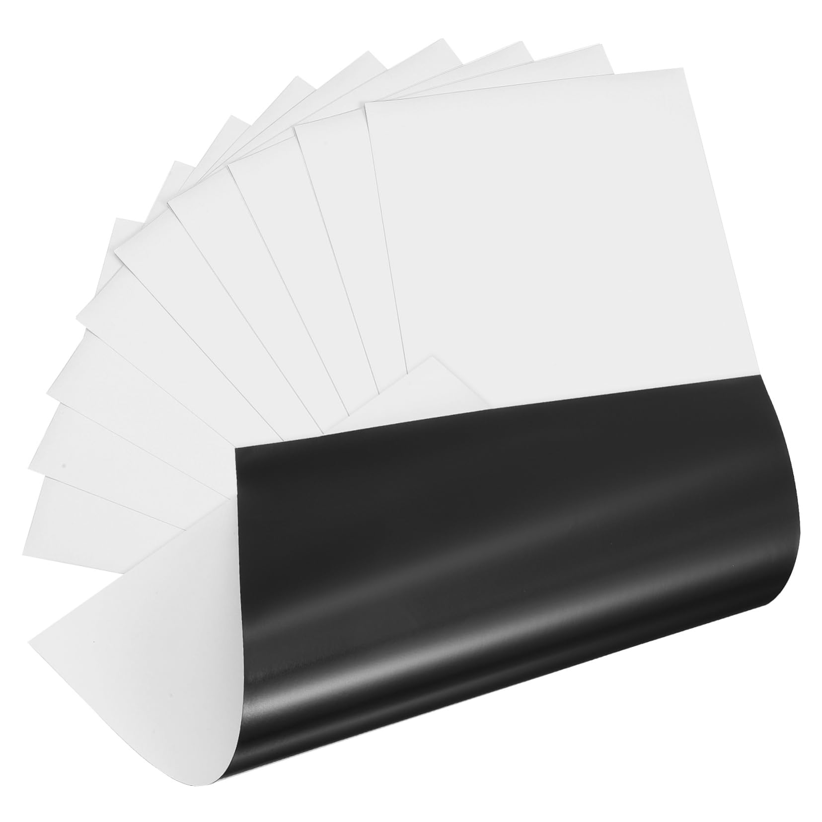 10 Hojas de Papel Magnético Imprimible, Hojas Magnéticas Flexibles Compatibles Impresoras Estándar para Crear Etiquetas y Carteles