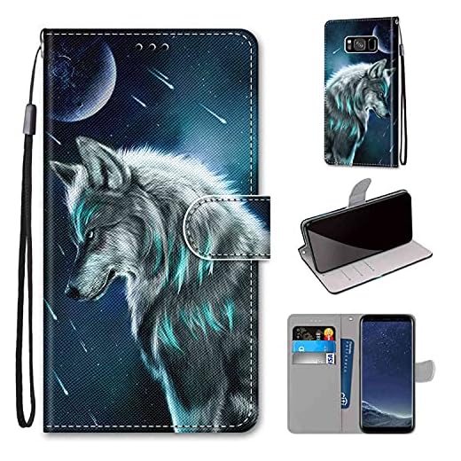 TOMYOU Funda Samsung Galaxy S8 con Tapa, Samsung S8 Libro de Cuero con Tapas y Cartera , Funda Móvil Samsung Galaxy S8 Magnético Carcasa para Samsung Galaxy S8 Funda con Tapa
