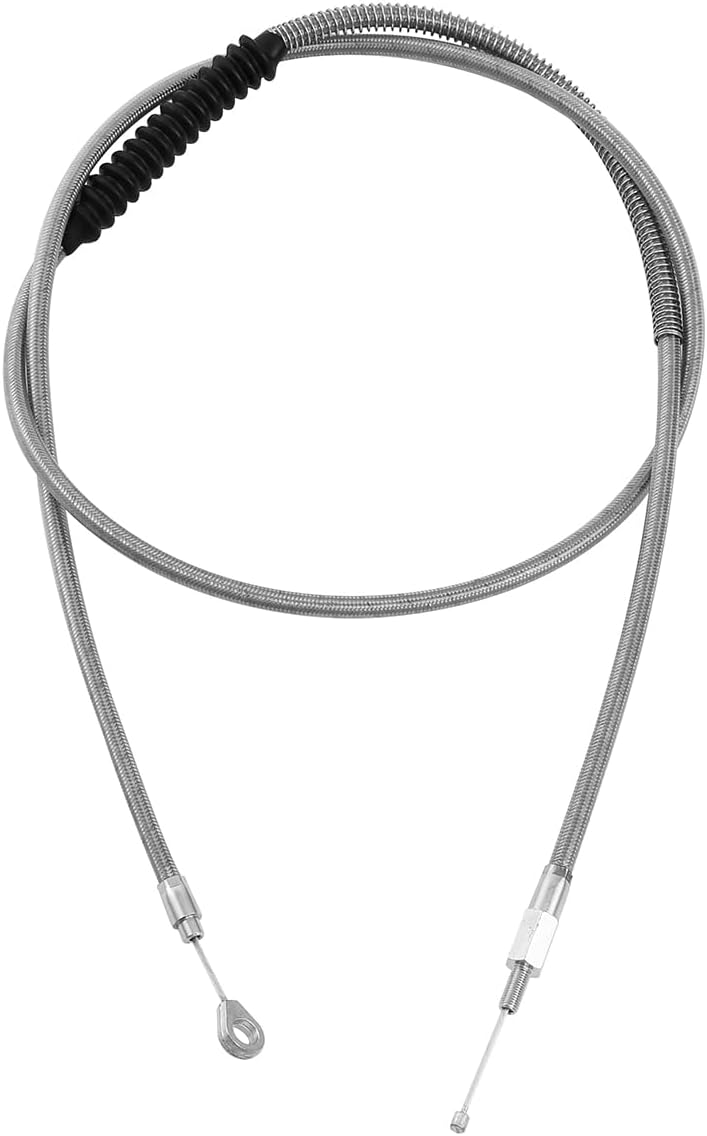 CUSTOM CHROME CCI 78.7" inch Stainless Braided Clutch Cable Fit for Harley Electra Glide Ultra Classic 2008-2013 Road Glide Ultra 2011-2013 Road King 2008-2013 Street Glide 2008-2013