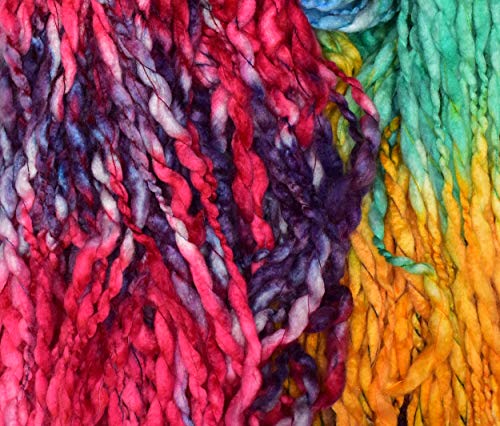Image of Knitting Yarn Thick Chunky Wool, Sumo New Cherry 500 GMS Best Used with Knitting Needles-GL Art-HCI