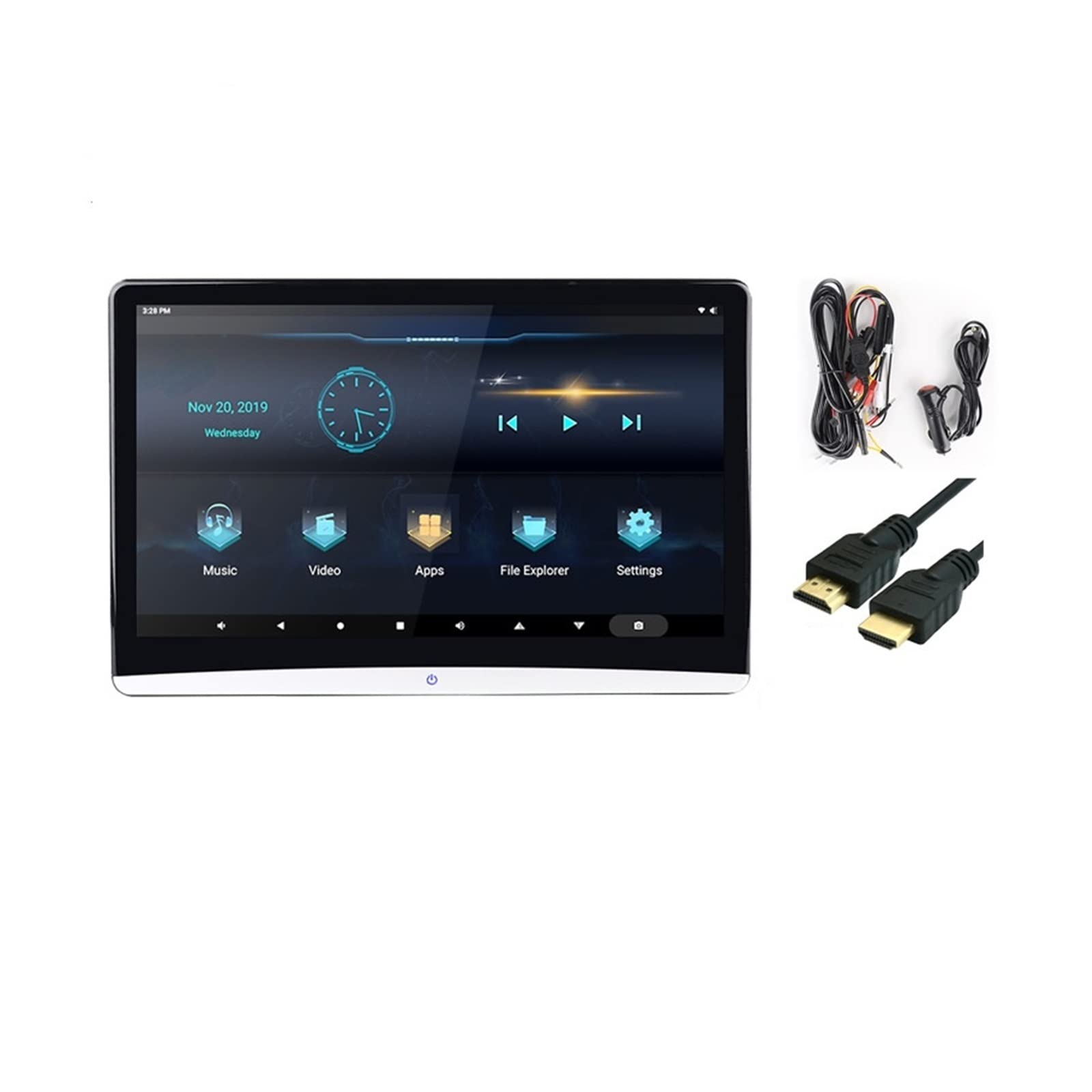 CVFRDD Car Headrest Player 10.1 Inch Car Headrest Monitor HD 1080P Video Touch Screen WIFI/Bluetooth/USB/SD//FM MP5 Player(1280RA 1ps)