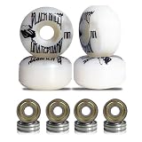 Roda para Skate Black Sheep 51mm Branca Dureza 90a com Rolamentos ABEC-5