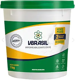 Impermebeabilizante em Pó para Cimento e Argamassa VBrasil 1KG