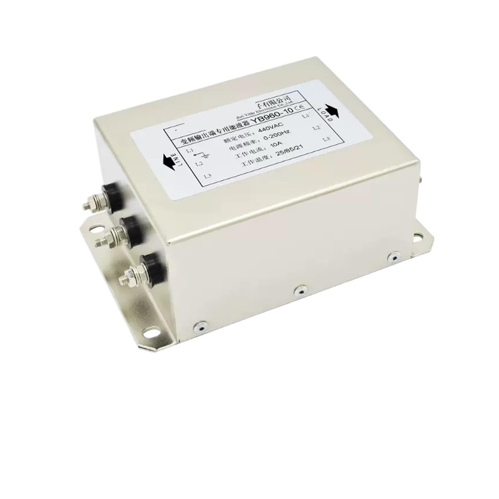 Filtro de potencia YB960-10A inversor trifásico 380V de 4KW