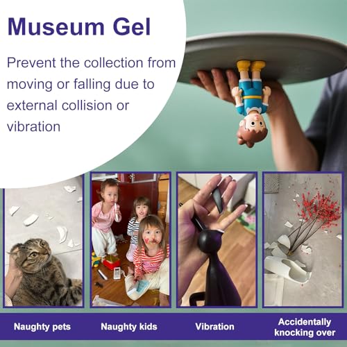 EIGTWEN 6.5oz Museum Paste, Museum Glue ablösbar, exzellente Haftung, wiederverwendbar, zerlegbar ohne Markierungen, geeignet für Oberflächen aus Metall, Keramik, Glas, Kunststoff und Holz