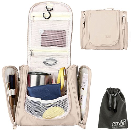 EEEKit Premium Multi function Toiletry Compartment Hanging Organizer Carry Bag , Storage Essentail Makeup Cosmetics Kit Case, Sports Travel Accesories Bathroom Bag