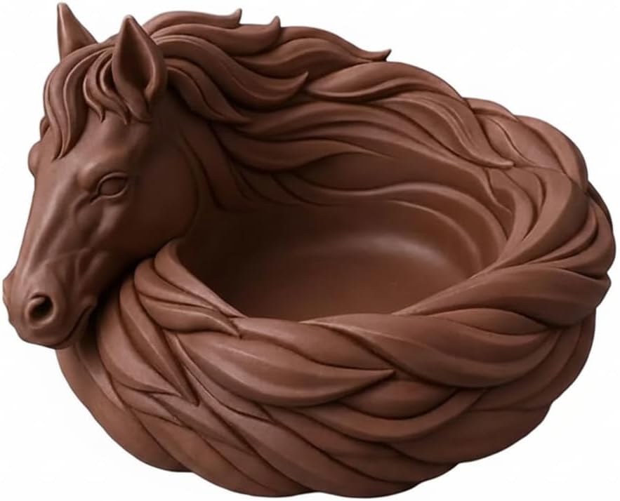 Horse Catchall Bowl Trinket Jewelry Key Tray For Entryway Table Decor
