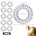 Spiral Hair Ties for Women, 10 Pack Transparent No Damage No Crease Hair Ties Coils - Stretchy Waterproof Snag-Free Hair Bands, All Day Hold for Thick, Curly, Thin Hair, Workout, Swimming, Travel