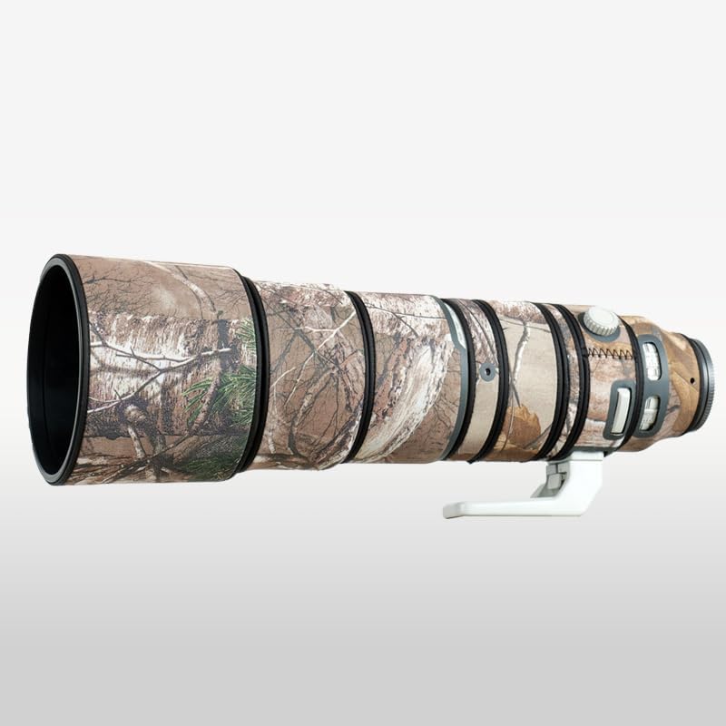 Waterproof Lens Cover Camera Rain Covers for Sony FE 200-600mm F5.3-6.3 G OSS,Anti-Impact Protective Case (Jungle Camouflage)