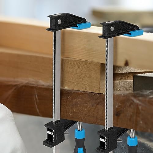 FASTORS Grampos de barra para marcenaria 30,5 cm, pacote com 4 braçadeiras de madeira ajustáveis e l