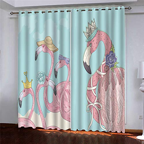 Rideau occultant opaque thermique isolant anti-froid pour décoration de fenêtre salon, 2 paires