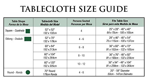 Goodgram Ultra Luxurious Textured Macrame Trim Fabric Tablecloth Assorted Sizes & Colors - White, 60" X 120" Rectangle (Up To 10 Chairs) #TOP1