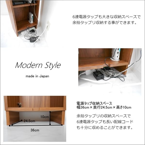 ベッドサイドキャビネット　電話台　ランプ台 Amazon｜E-designkobe 電話台a la mode ルーター収納 FAX台