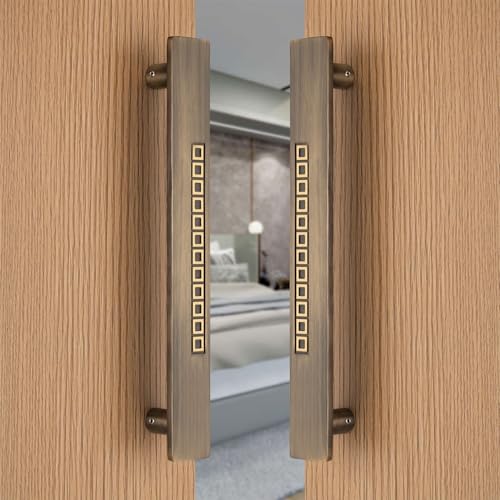 Image of COMPASS 24 inch Brass Main Door Handle | Door Handles for Main Door | Pull Handles for All The Doors of House | Office | Hotels | PH-231 (Pack of 1, Antique Finish)